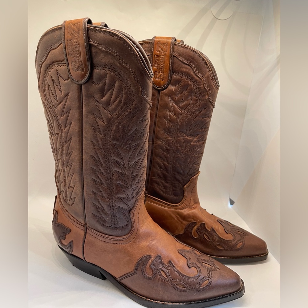 Jose Sanchez Cowboy Boots Sz 38. Womens 7.5. Men Sz 6.,